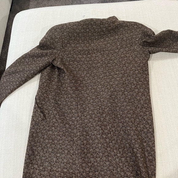 Trina Turk Brown Herringbone Print - Picture 3 of 4